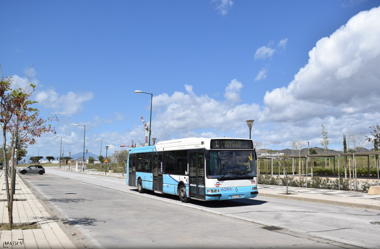 Málaga, Hispano Citybus E (Irisbus Agora S) # 515
