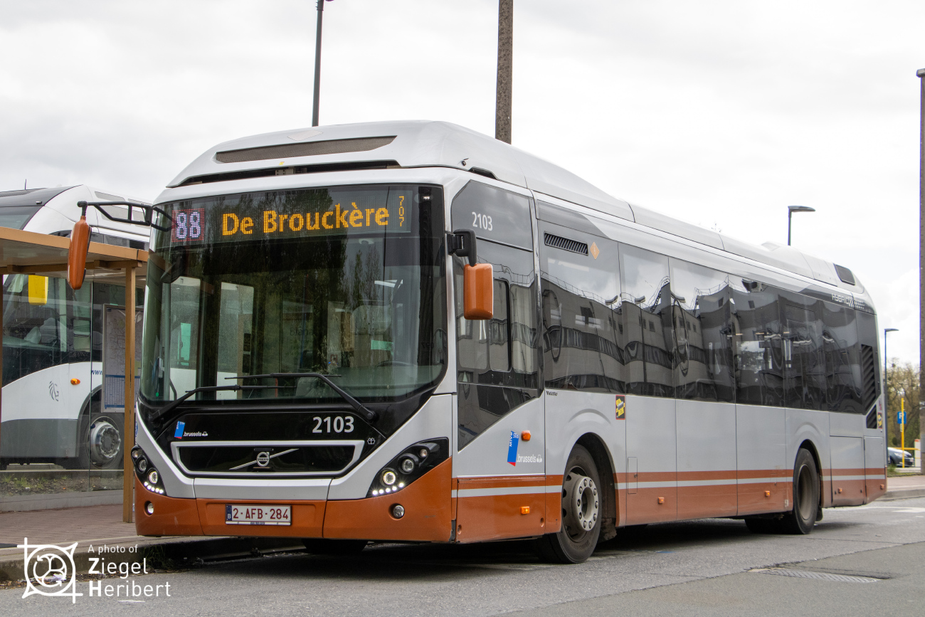 Brussels, Volvo 7900 Hybrid # 2103