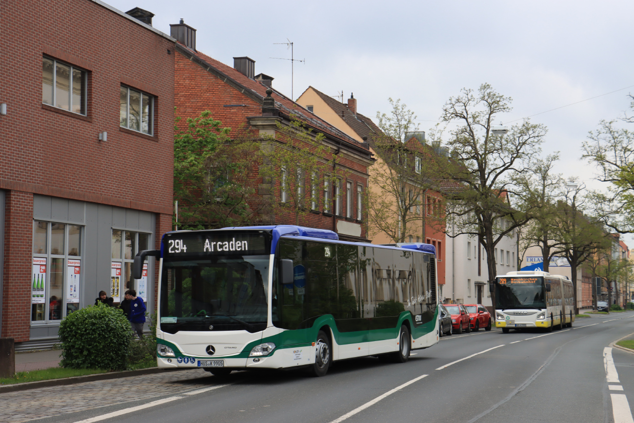 Erlangen, Mercedes-Benz Citaro C2 Hybrid # 13905