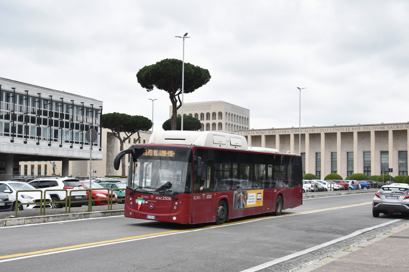 Rome, Menarinibus Citymood 12 CNG # 2506