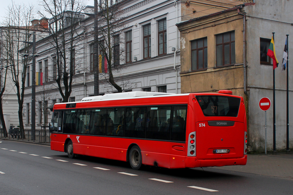 Каунас, Scania OmniCity CN230UB 4x2EB № 574