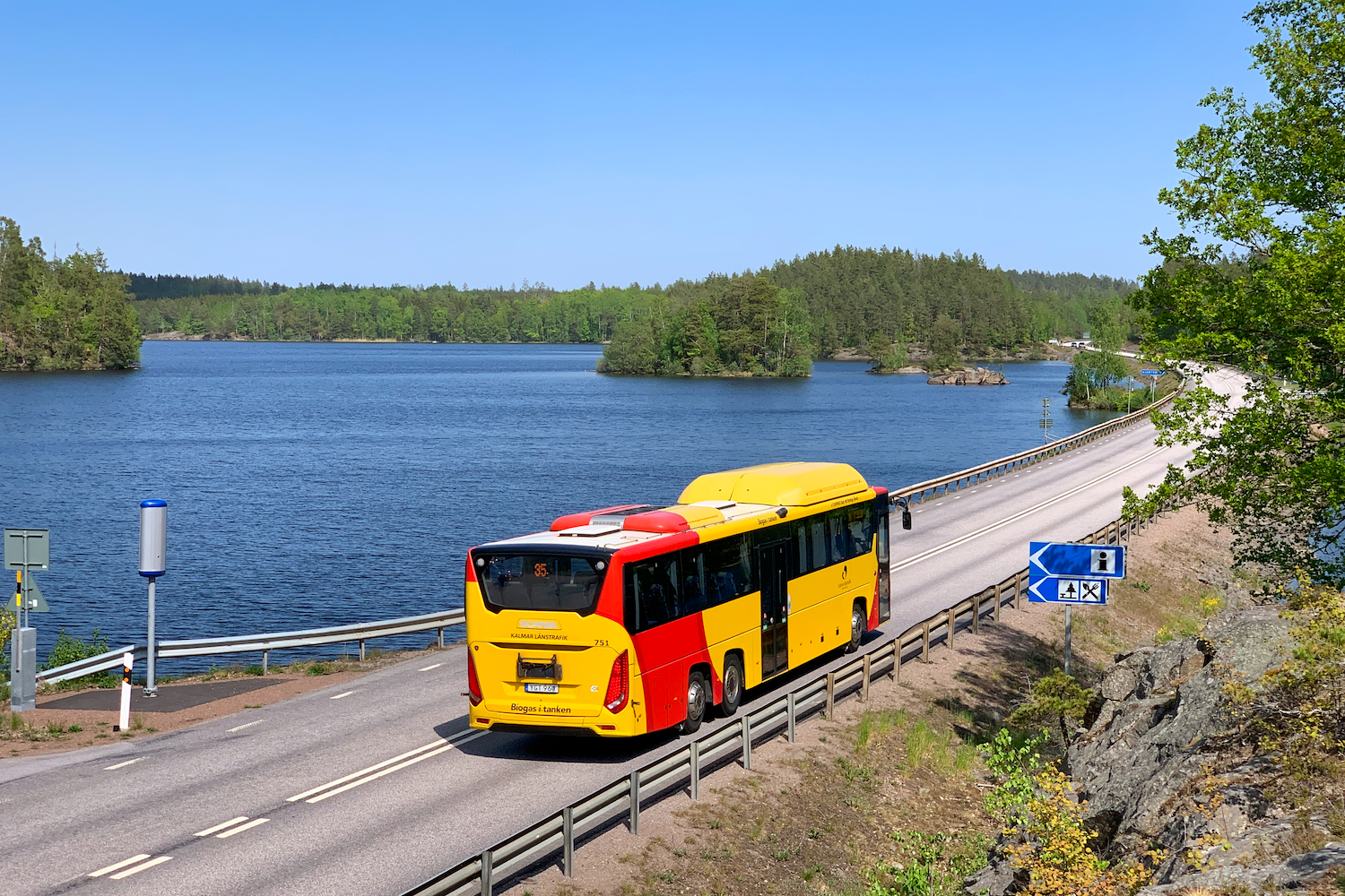 Kalmar, Scania Interlink LD CNG 14.3 # 751