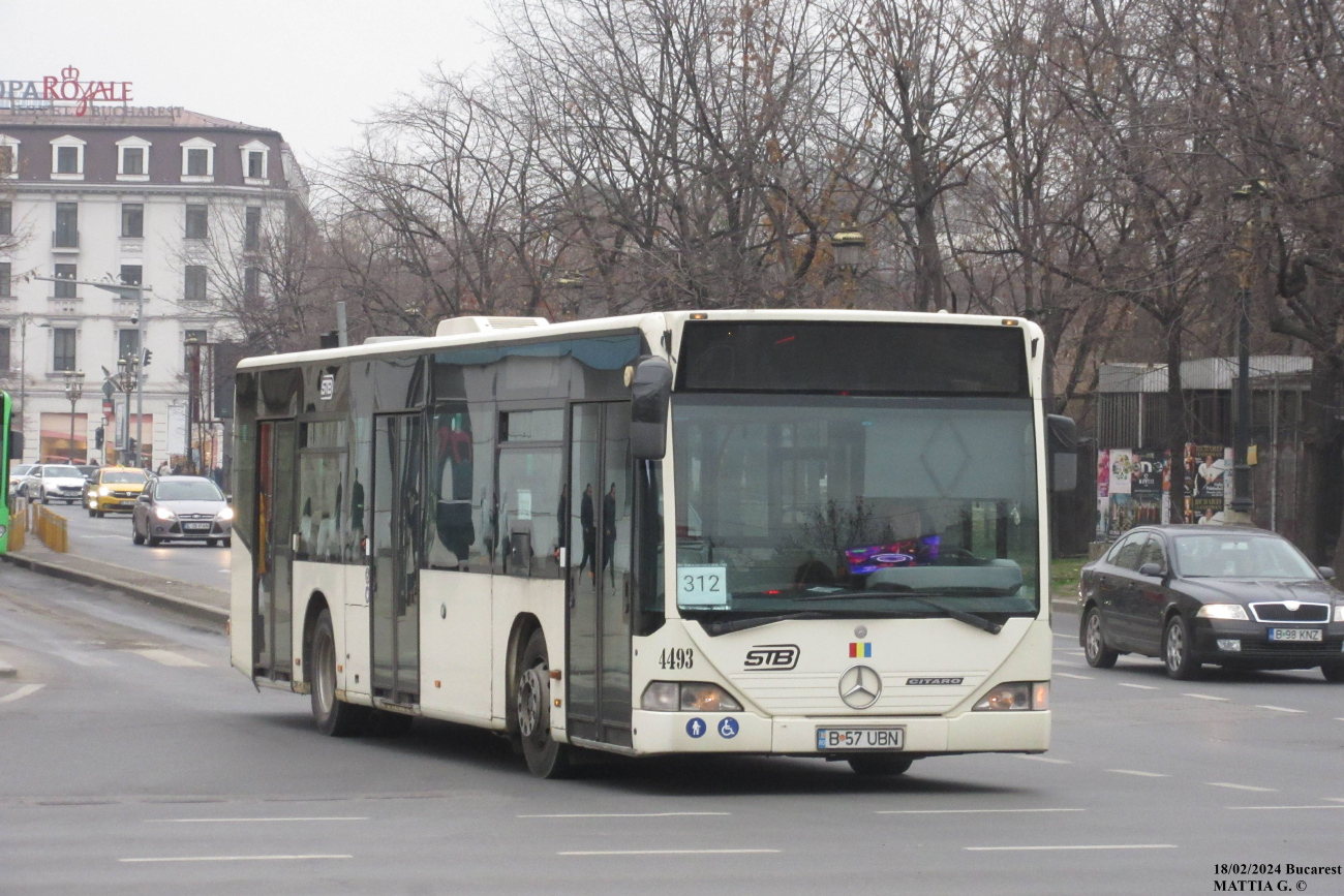 Bucharest, Mercedes-Benz O530 Citaro № 4493