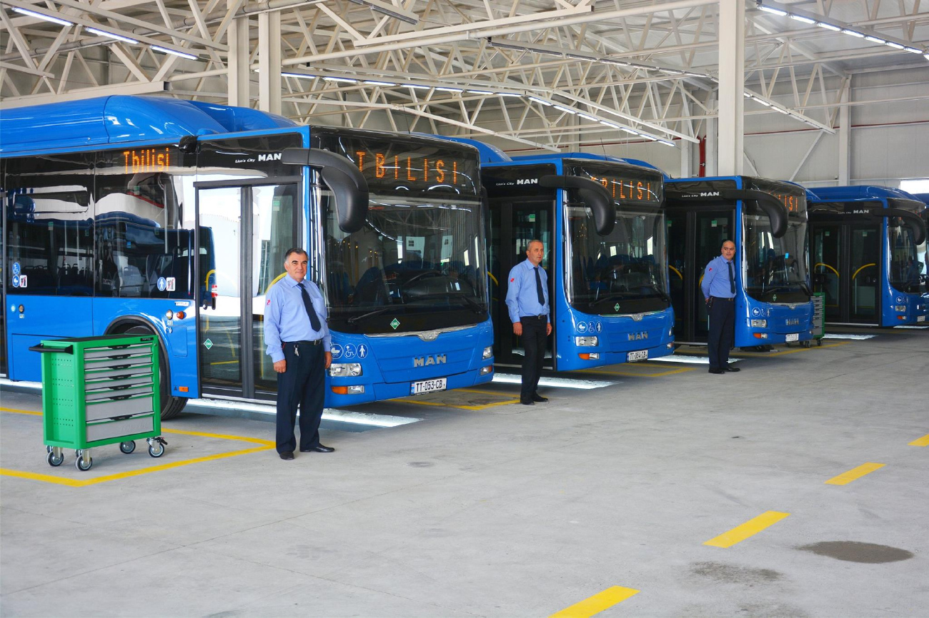 Тбилиси, MAN A21 Lion's City NL313 CNG № TT-053-CB; Тбилиси, MAN A21 Lion's City NL313 CNG № TT-054-CB; Тбилиси — Новые Автобусы для Тбилиси