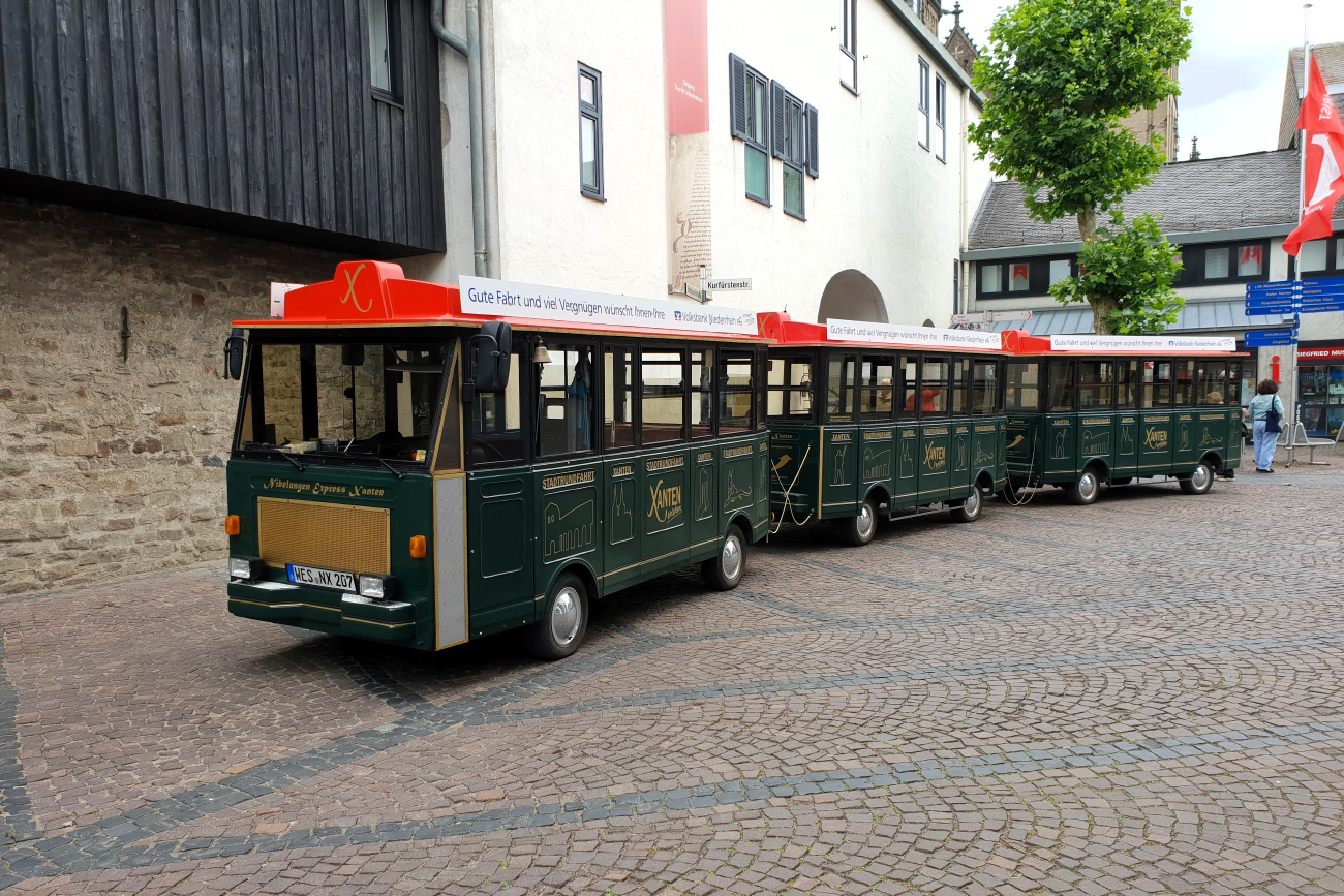 Wesel, Sightseeing buses and road trains # WES-NX 207