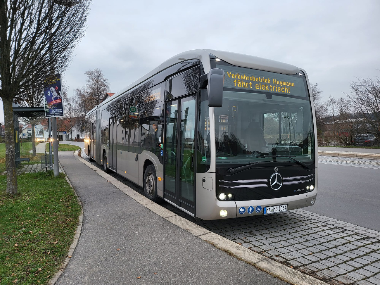 Ravensburg, Mercedes-Benz eCitaro G No. MA-MB 1064
