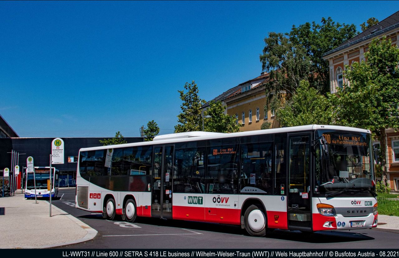 Linz, Setra S418LE business nr. LL-WWT 31