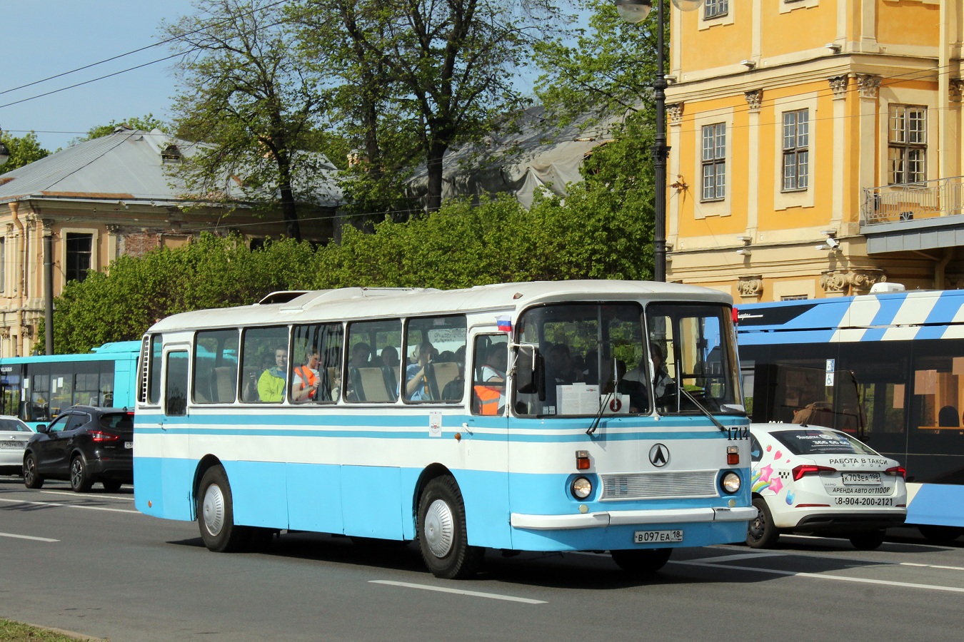 Izhevsk, LAZ-699Р № В 097 ЕА 18; Sankt Peterburgas — IV International Transport Festival "SPbTransportFest-2023"