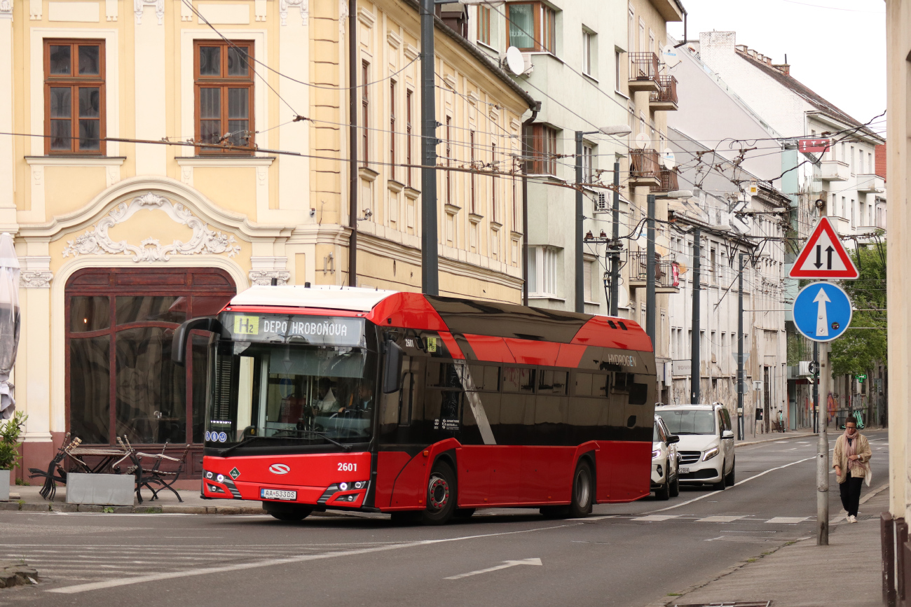 Bratislava, Solaris Urbino IV 12 hydrogen # 2601