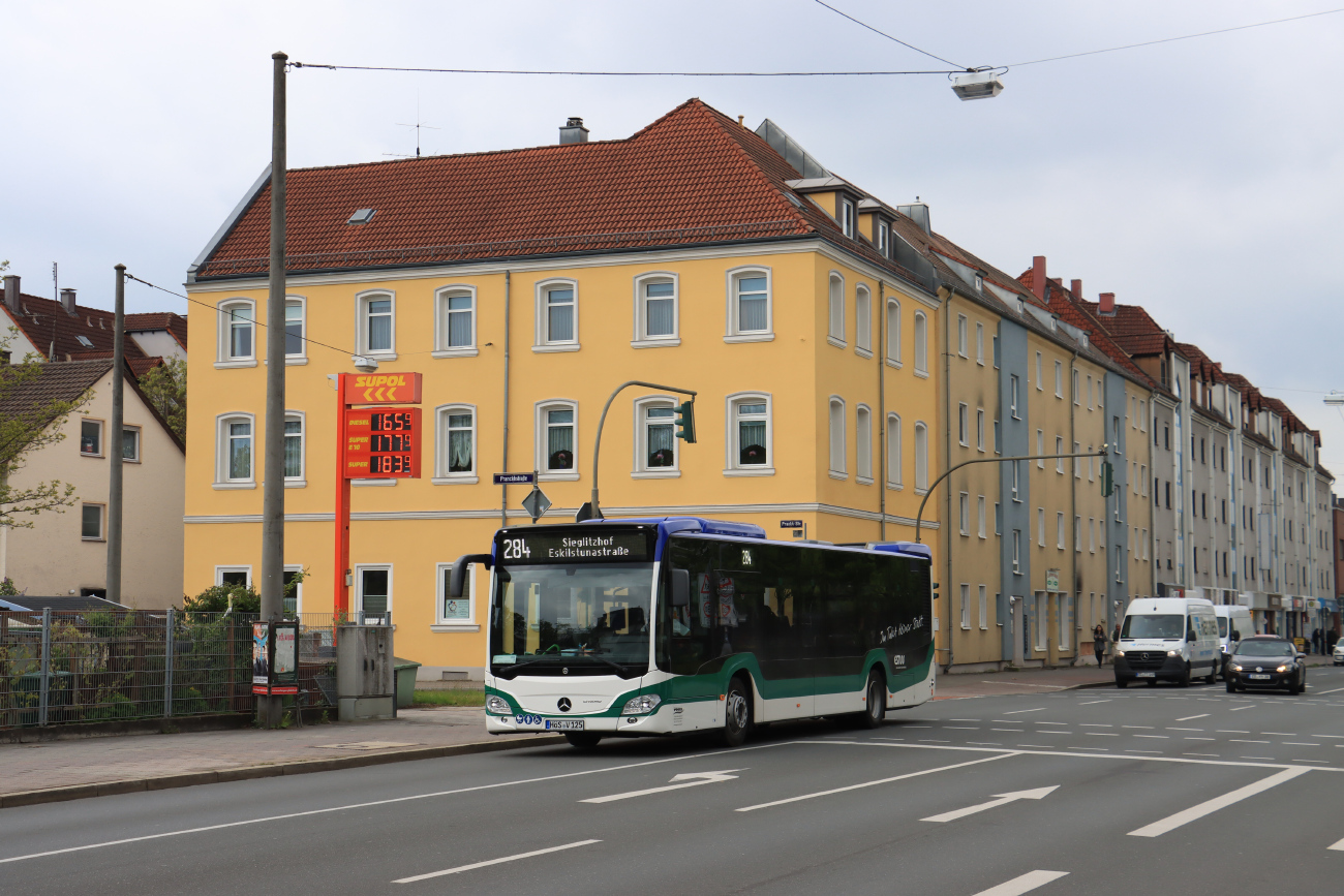 Erlangen, Mercedes-Benz Citaro C2 # HÖS-V 125