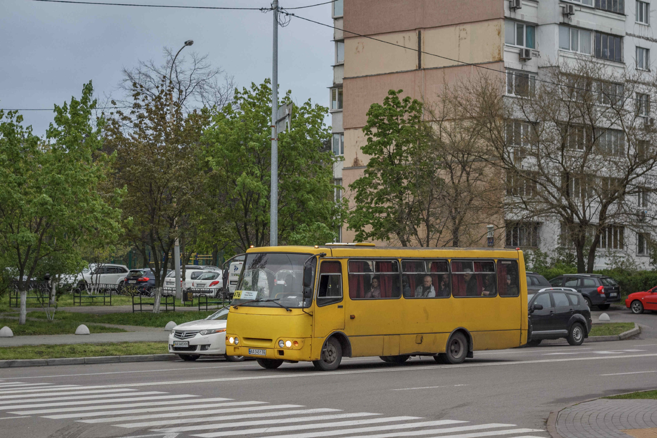 Kyiv, Bogdan А09201 # АА 3451 ТЕ