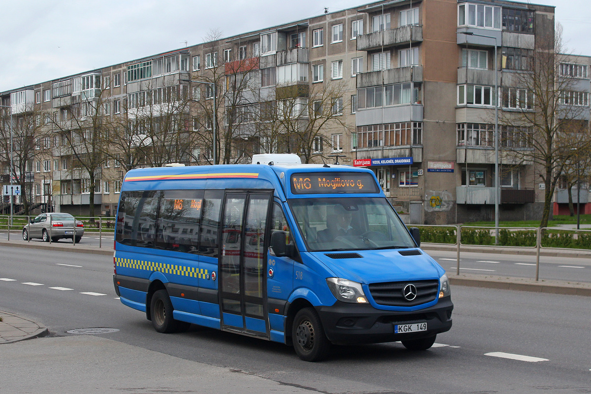 Клайпеда, Altas Cityline (MB Sprinter 516CDI) № 518