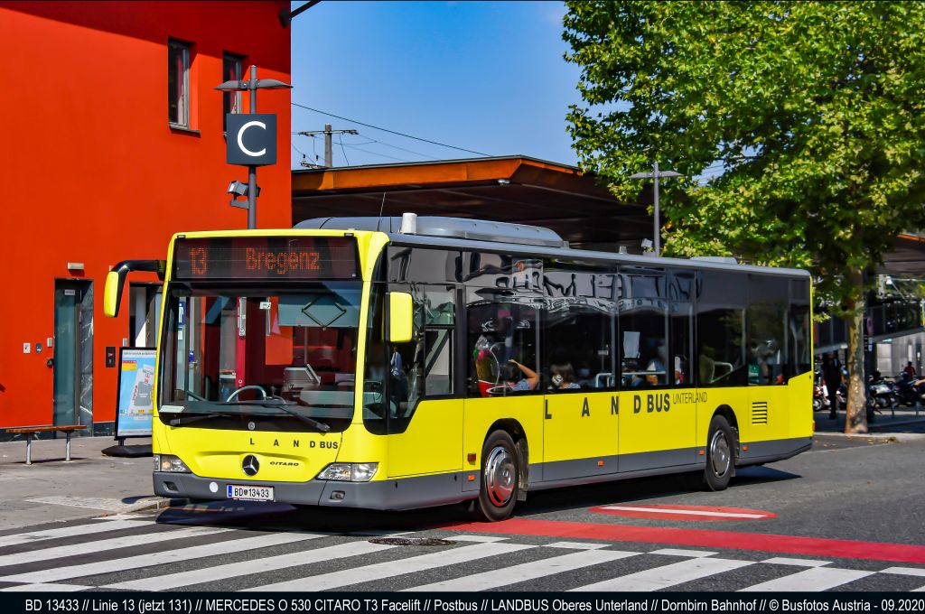 Bregenz, Mercedes-Benz O530 Citaro Facelift # 13433
