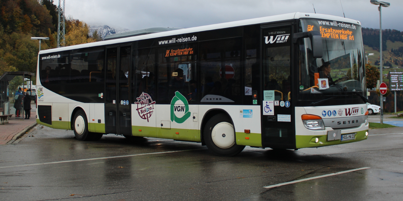 Haßfurt, Setra S415LE business # HAS-HW 20
