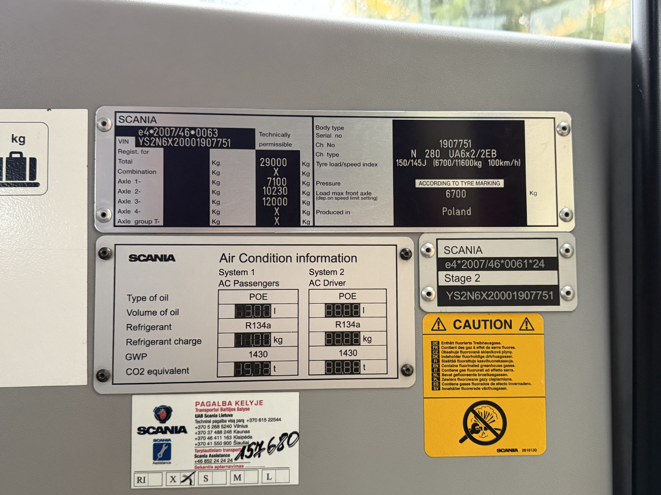 Vilnius, Scania Citywide LFA # V8035