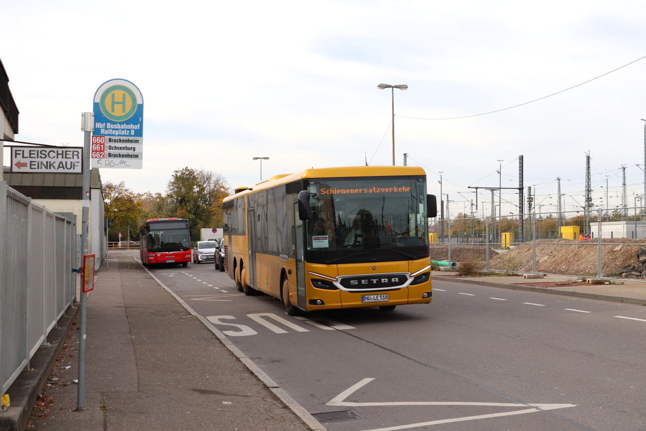 Ulm, Setra S518LE hybrid # NU-LE 518