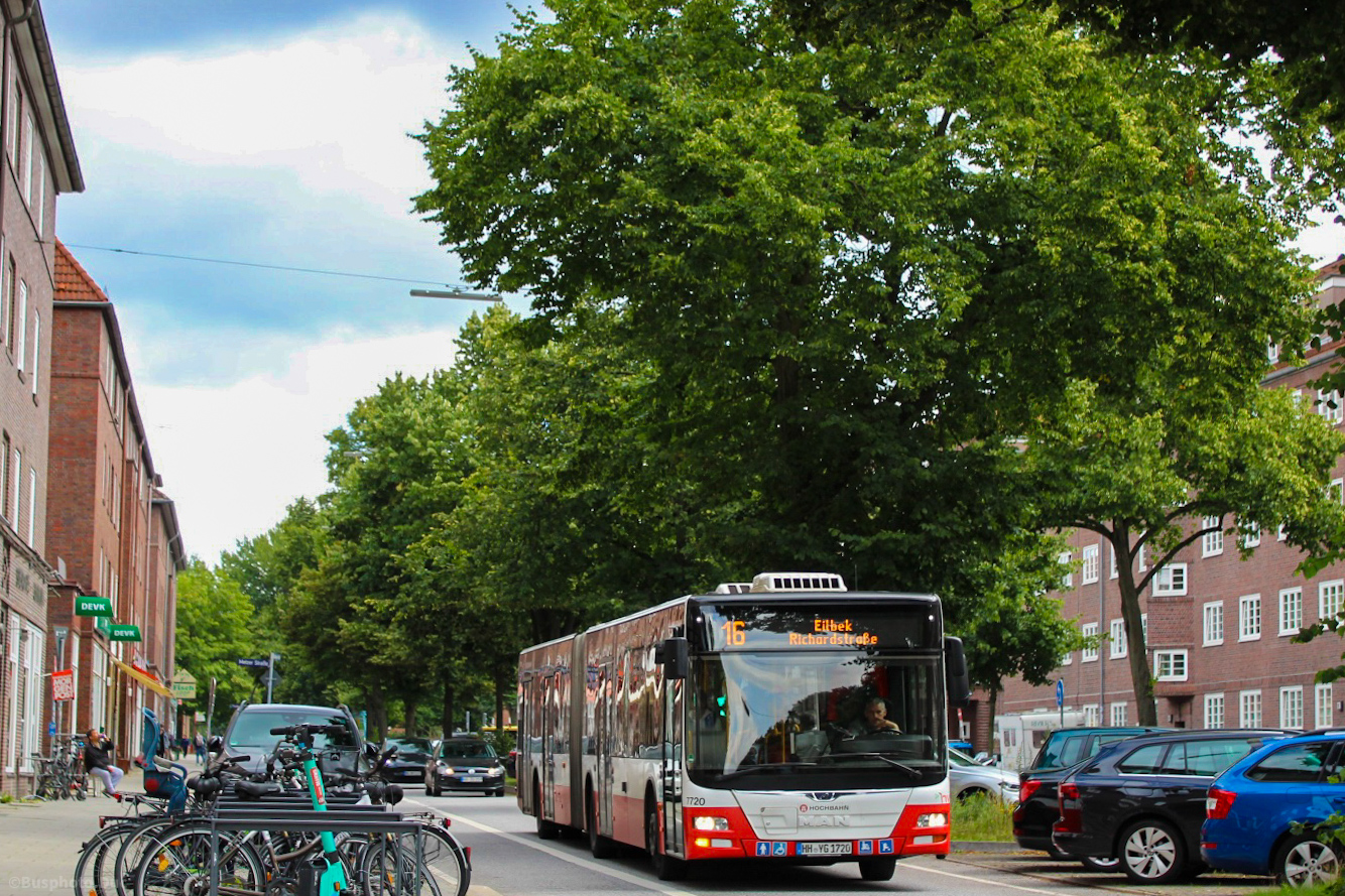 Hamburg, MAN A40 Lion's City GL NG323 # 7720