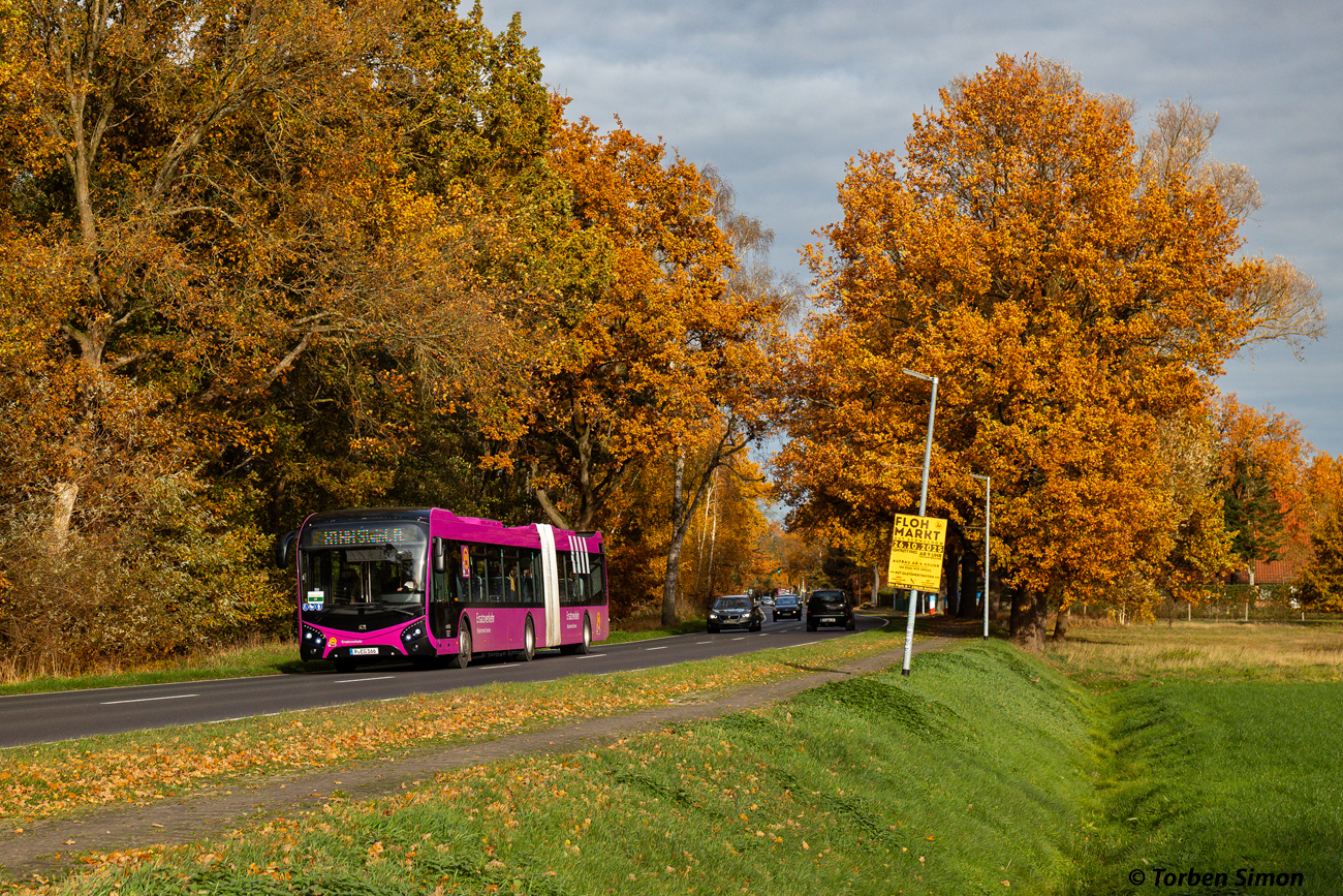 Potsdam, SOR NS 18 # P-EG 166; Potsdam — Ersatzverkehr der Generalsanierung Hamburg-Berlin 2025–2026