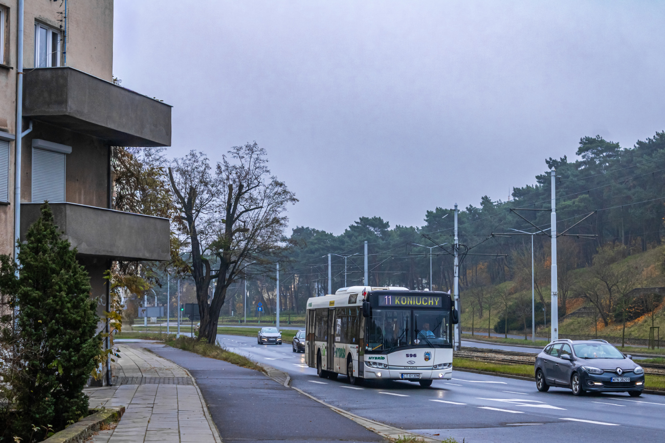 Toruń, Solaris Urbino III 12 Hybrid # 596