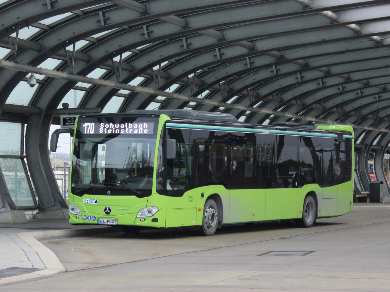 Limburg an der Lahn, Mercedes-Benz Citaro C2 Ü Hybrid # WEL-PM 823