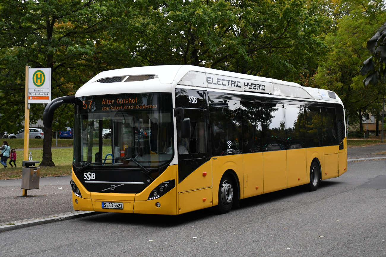 Stuttgart, Volvo 7900 Electric Hybrid # 5521
