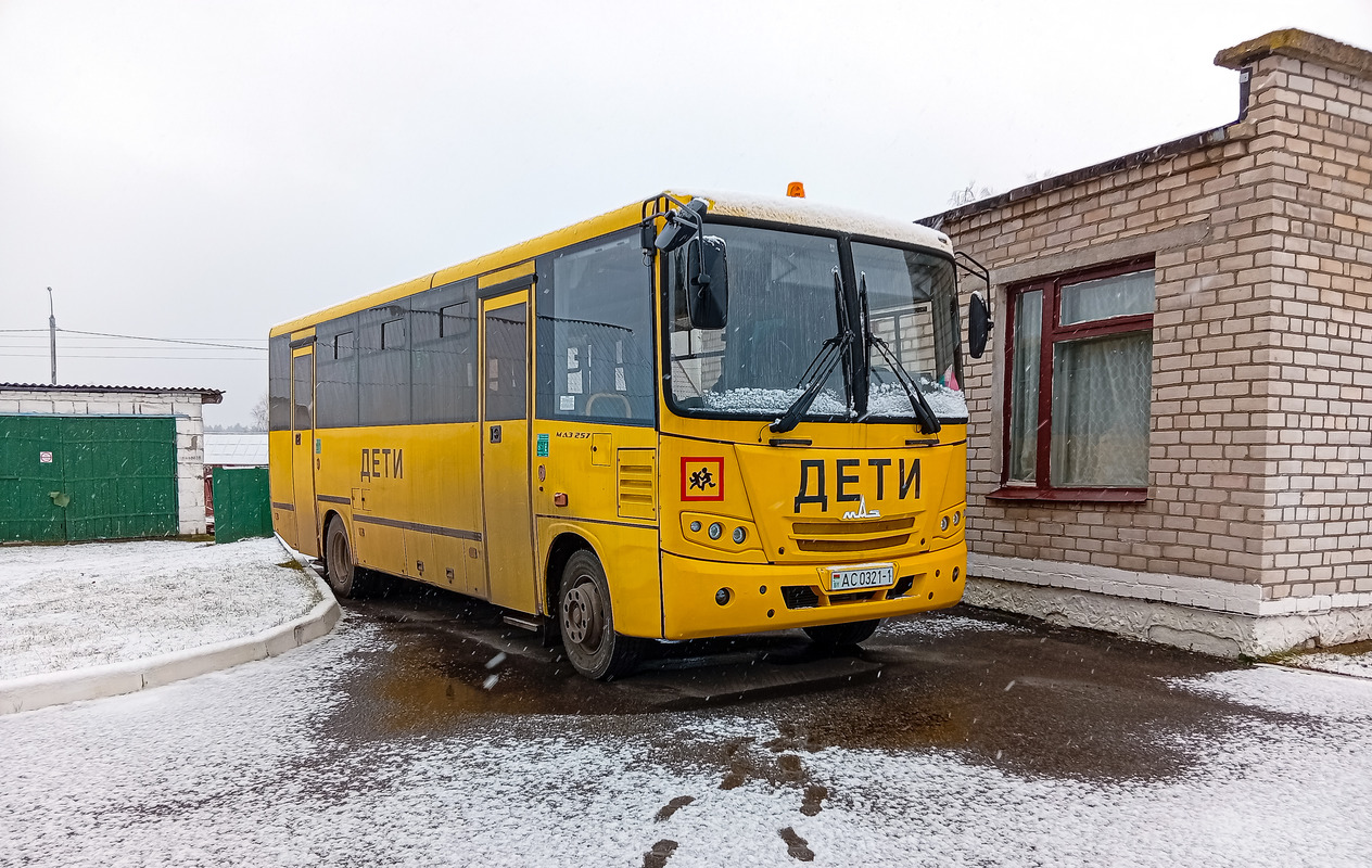 Baranovichi, MAZ-257.S40 # АС 0321-1