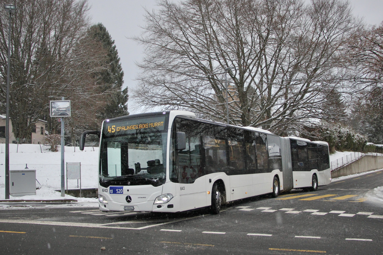 Lausanne, Mercedes-Benz Citaro C2 GÜ # 520
