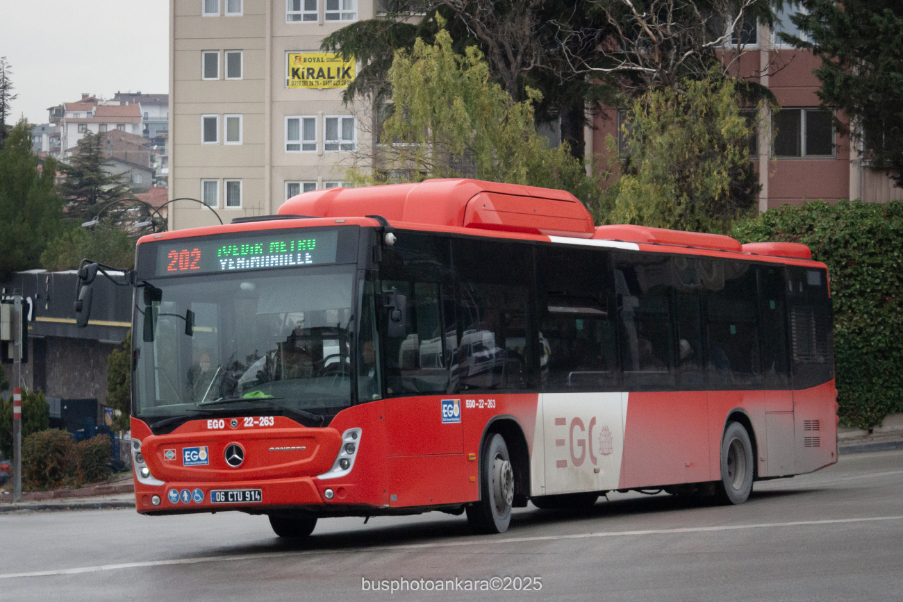 Ankara, Mercedes-Benz Conecto III NGT # 22-263
