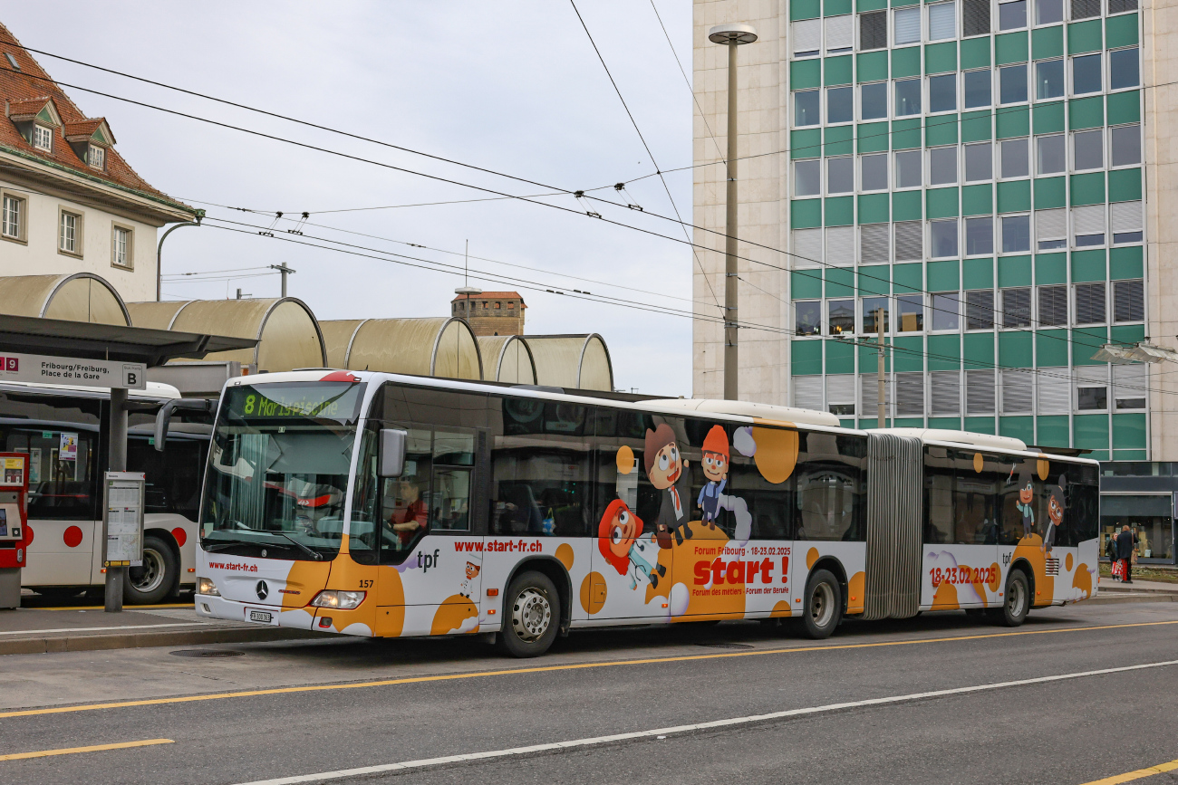 Fribourg, Mercedes-Benz O530 Citaro Facelift GÜ # 157