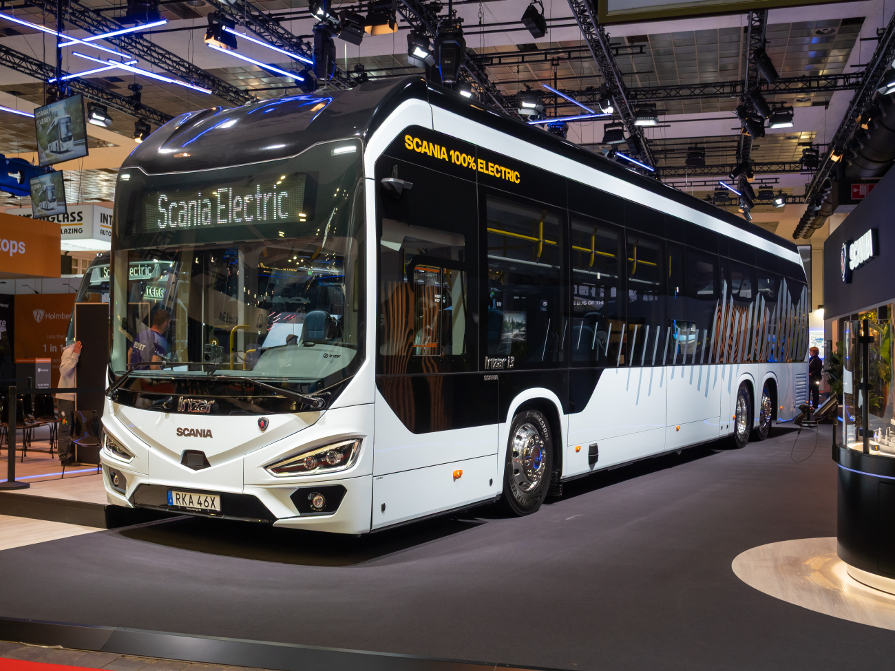 Södertälje, Irizar i3le 14,90m Electric # RKA 46X; Brussels — Busworld Bruxelles 2025