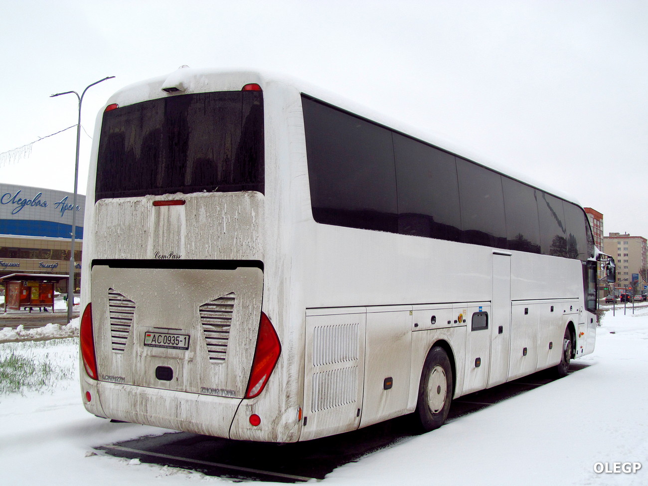 Brest, Zhongtong LCK6127H ComPass # АС 0935-1; Buses of sport clubs and national teams