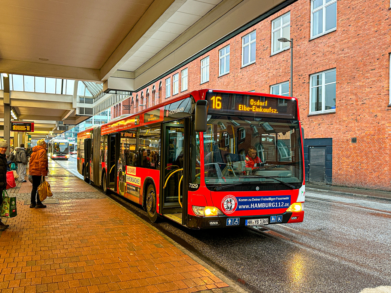 Hamburg, Mercedes-Benz O530 Citaro Facelift G # 7329