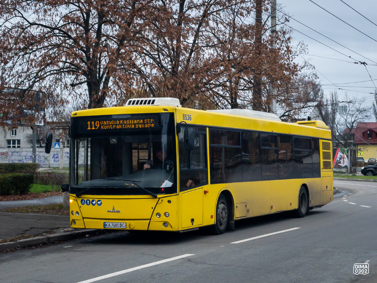 Kyiv, MAZ-203.015 # 8536