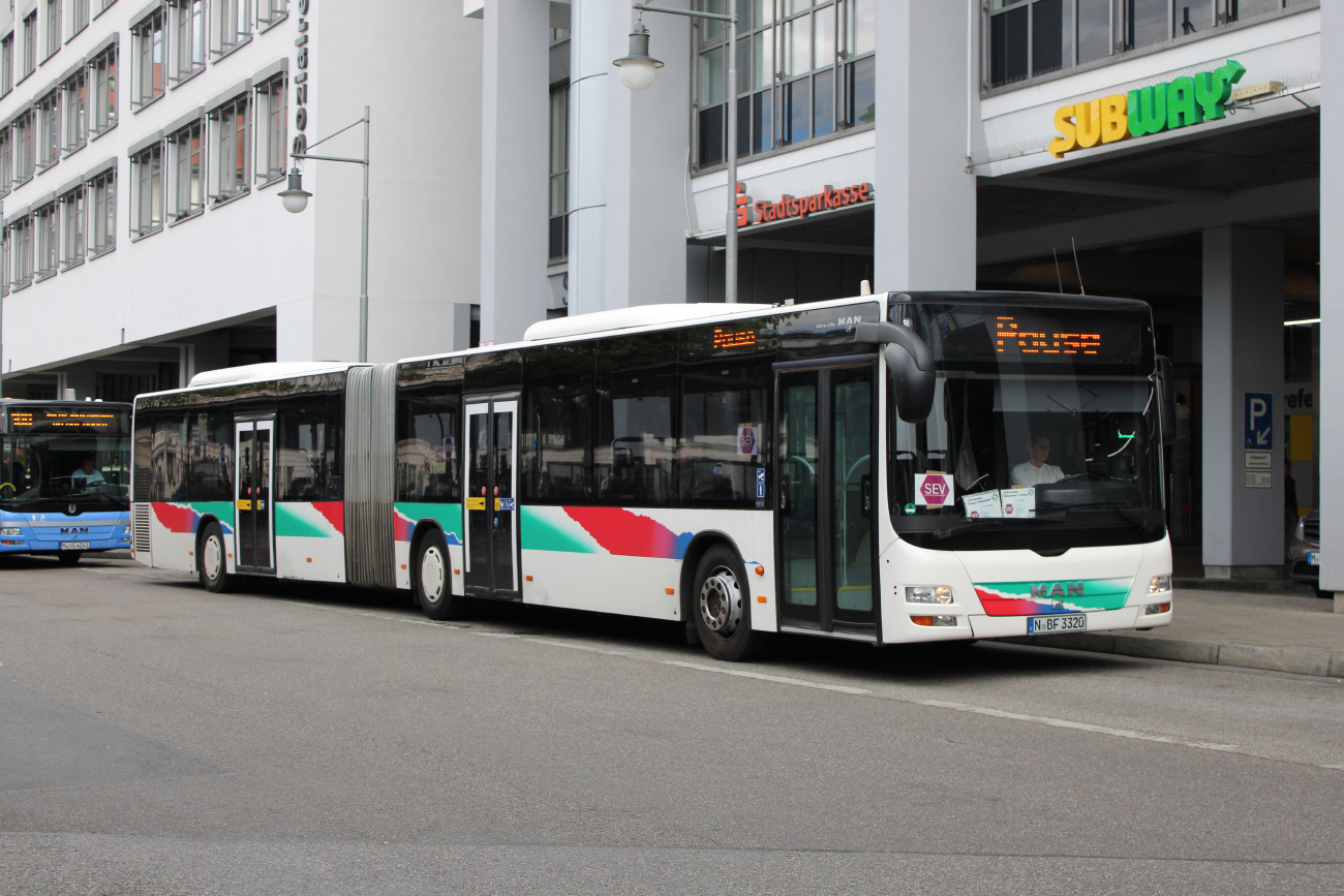 Nuremberg, MAN A23 Lion's City GL NG363 # N-BF 3320