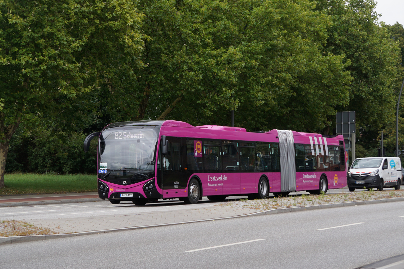 Potsdam, SOR NS 18 # P-EG 197; Potsdam — Ersatzverkehr der Generalsanierung Hamburg-Berlin 2025–2026