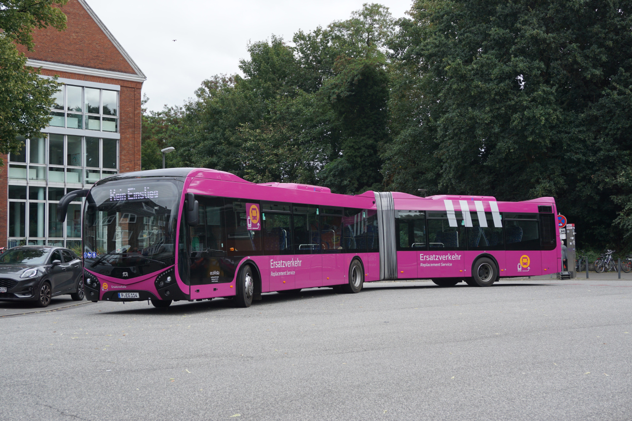 Potsdam, SOR NS 18 # P-EG 114; Potsdam — Ersatzverkehr der Generalsanierung Hamburg-Berlin 2025–2026