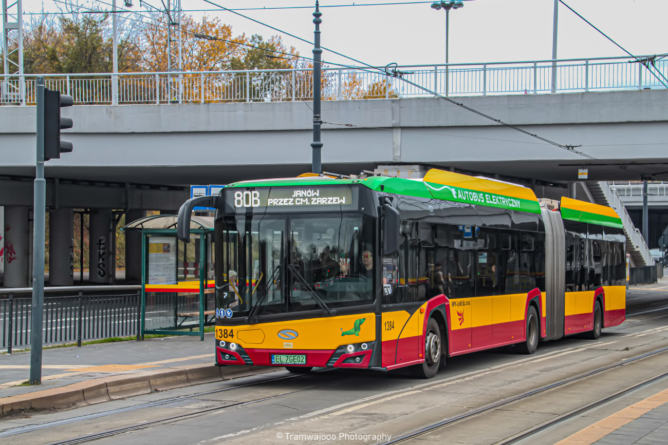 Łódź, Solaris Urbino IV 18 electric # 1384