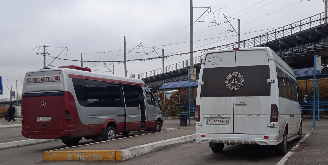 Obukhiv, Mercedes-Benz Sprinter 413CDI # АІ 6105 МА; Obukhiv, Mercedes-Benz Sprinter 313CDI # АІ 8023 МН