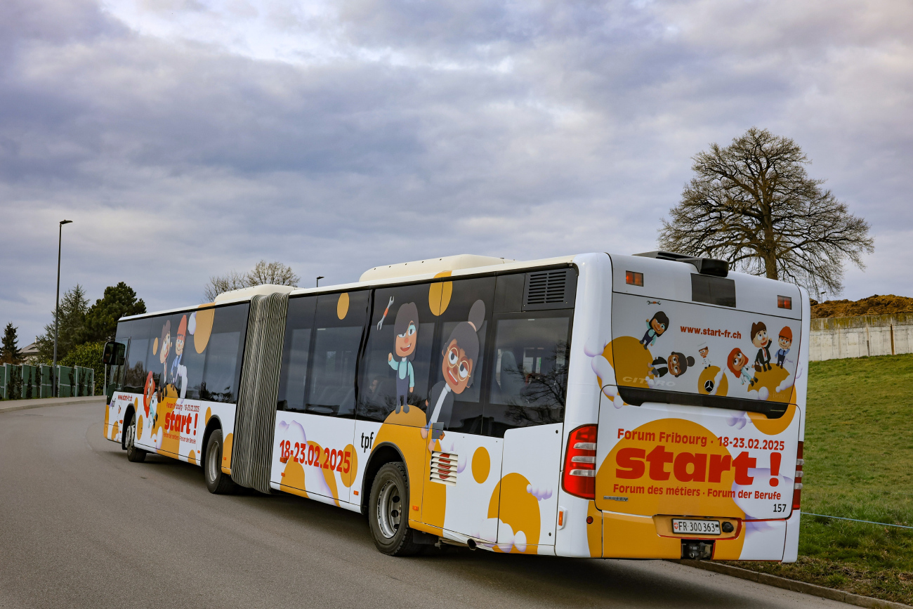 Fribourg, Mercedes-Benz O530 Citaro Facelift GÜ # 157