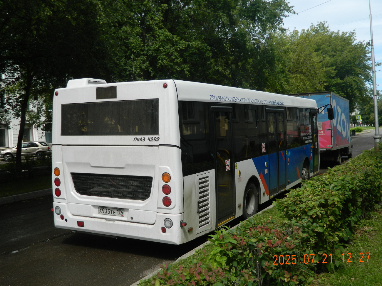 Zheleznogorsk (Krasnoyarskiy krai), LiAZ-4292.60 No. А 935 ТЕ 124