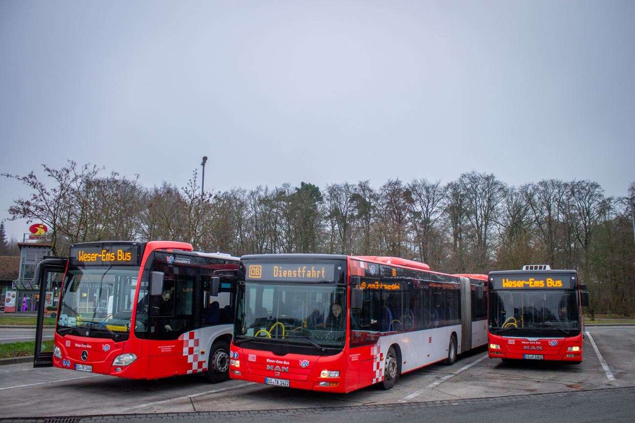 Bremen, Mercedes-Benz Citaro C2 G # 14411; Bremen, MAN A23 Lion's City G NG363 # 11406; Bremen, MAN A23 Lion's City G NG363 # 16405