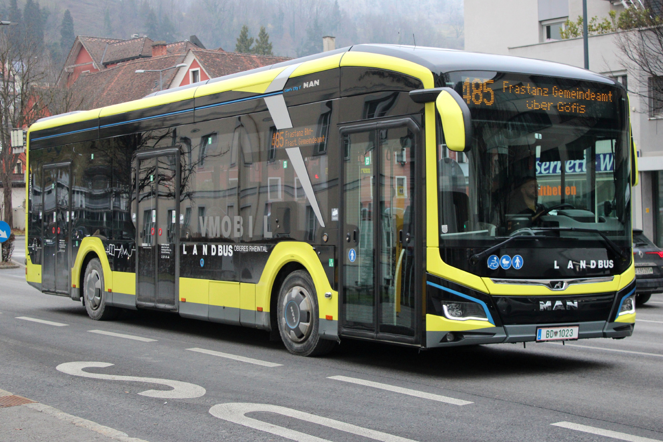 Feldkirch, MAN 12E Lion's City NL326 # 1023