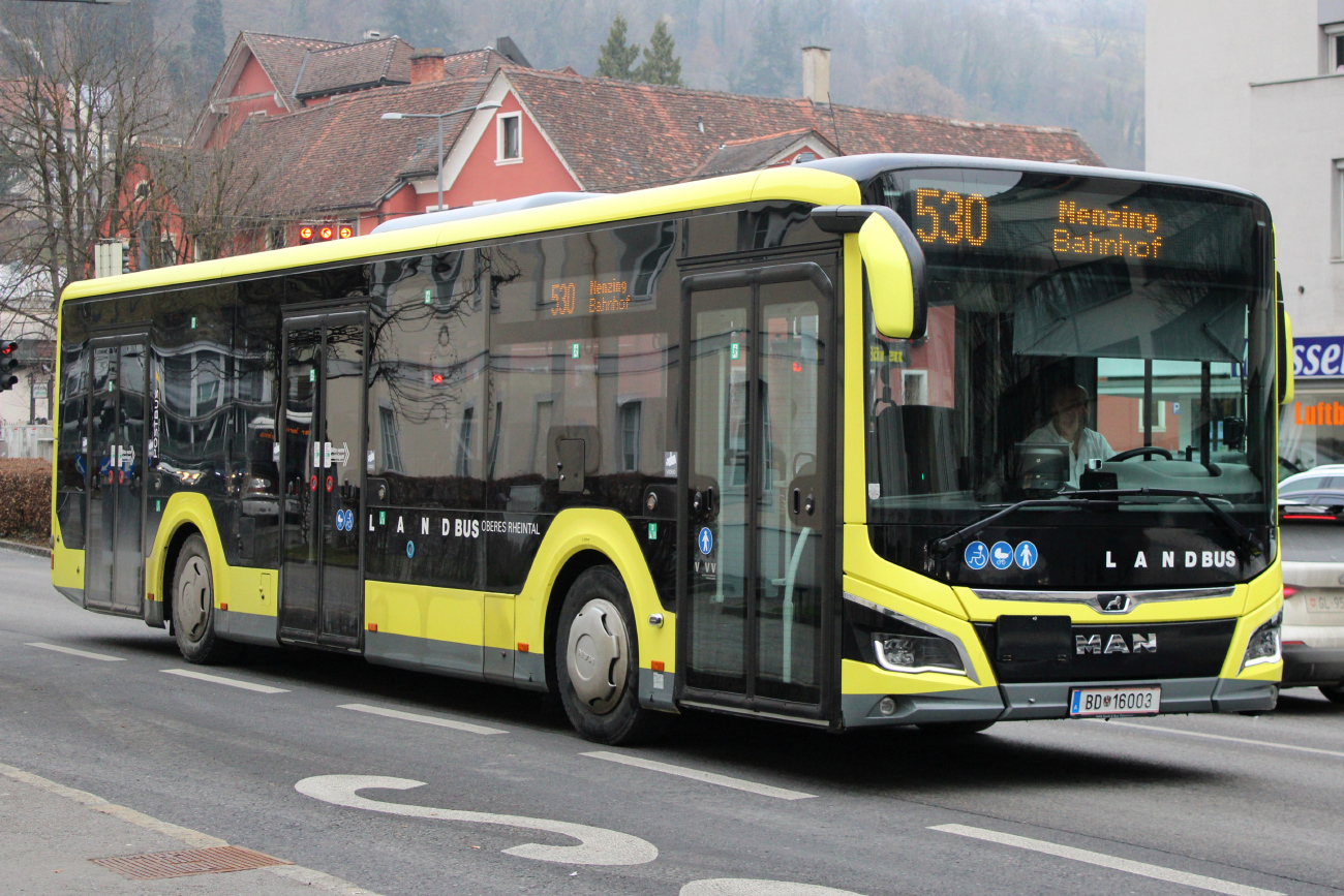 Feldkirch, MAN 12C Lion's City NL360 EfficientHybrid # 16003